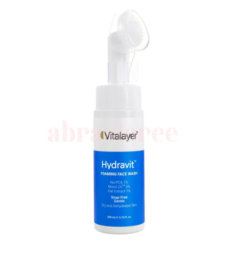 فوم شستشو ویتالیر مدل Hydravit مناسب پوست خشک و دهیدراته